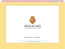 Tablet Screenshot of malacari.it